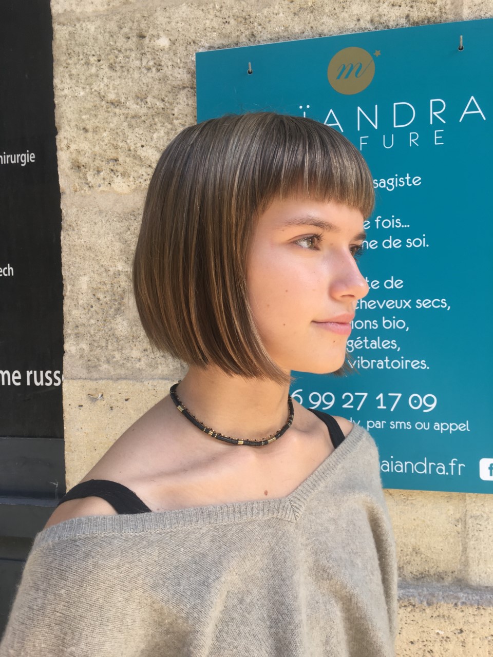 coupe sur cheveux secs